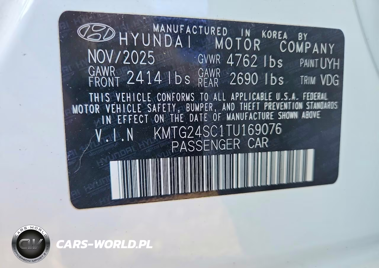 2026 Genesis G70 2.5T Prestige VIN:KMTG24SC1TU169076 - 12