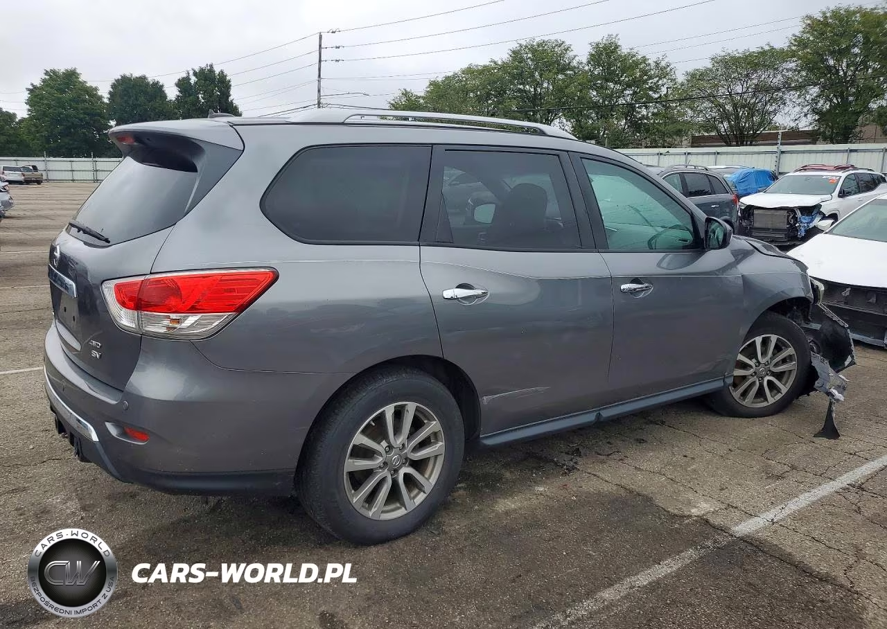 2015 Nissan Pathfinder Sv VIN:5N1AR2MMXFC653702 - 3