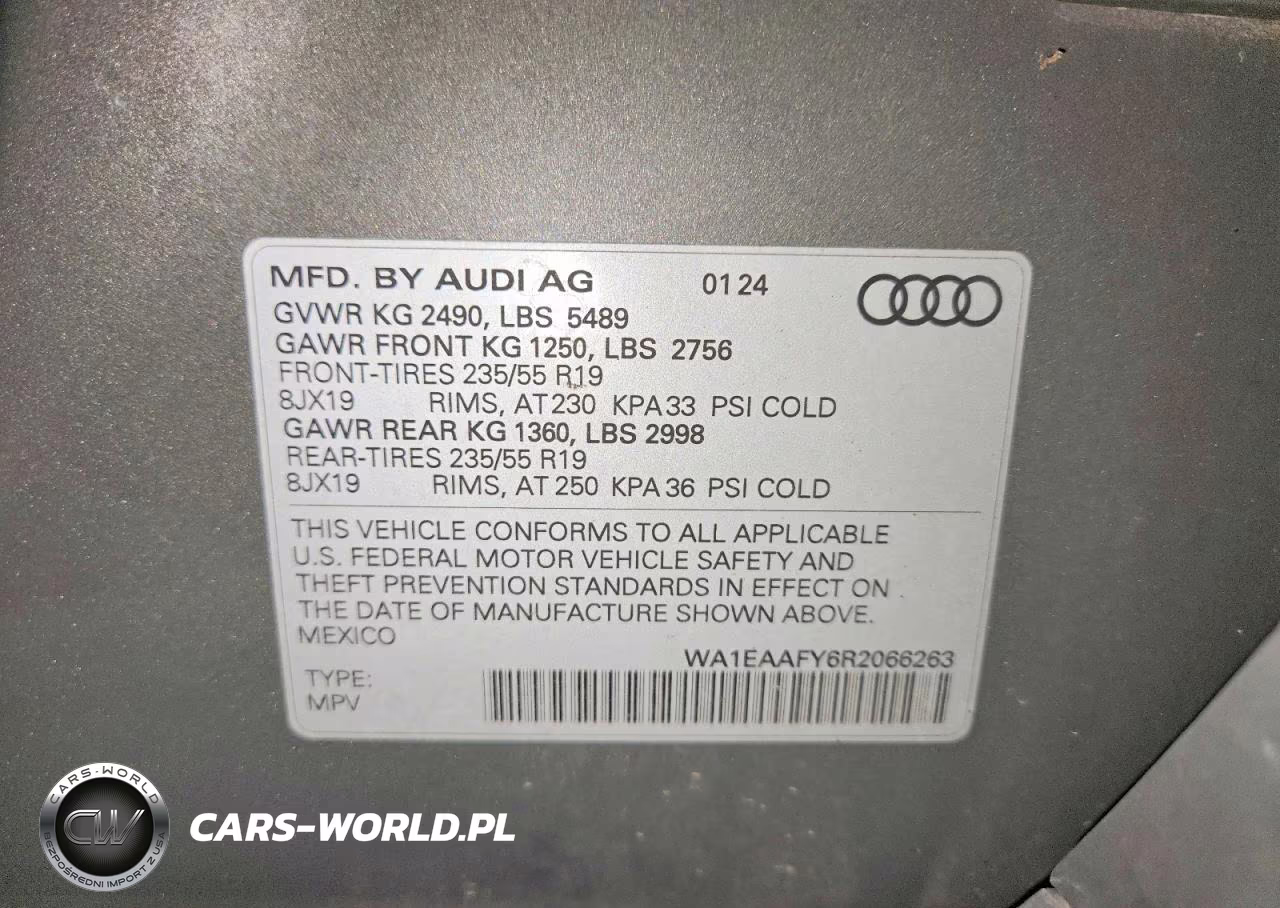 2024 Audi Q5 Premium Plus 45 VIN:WA1EAAFY6R2066263 - 13