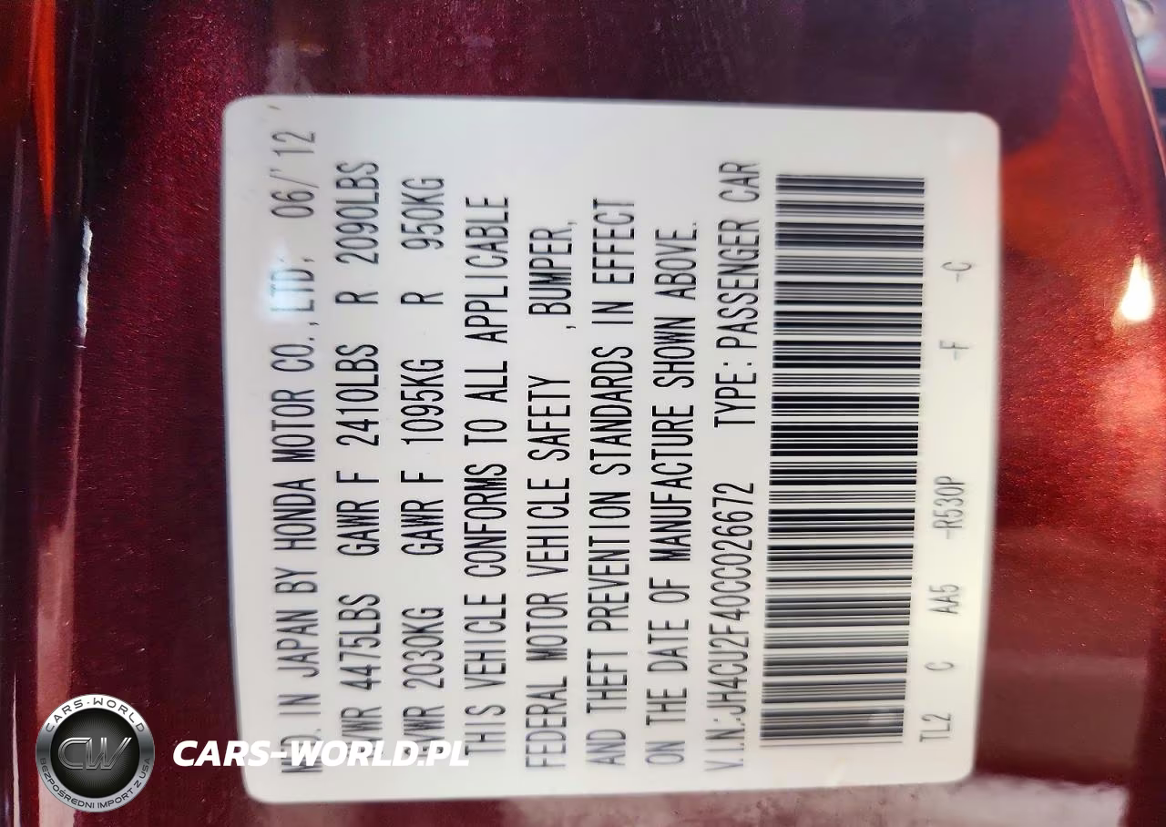 2012 Acura Tsx VIN:JH4CU2F40CC026672 - 12