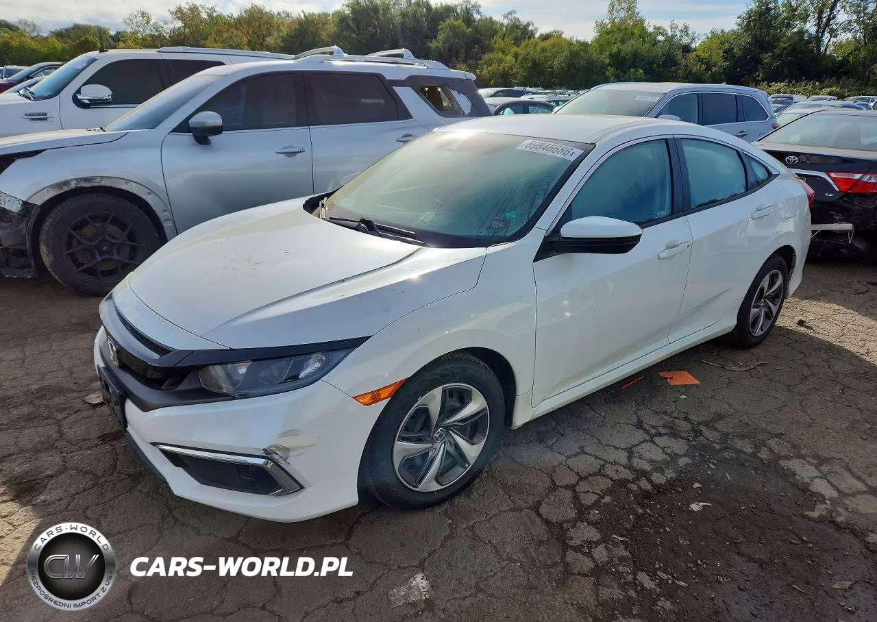 2020 Honda Civic Lx VIN:2HGFC2F65LH524299 - 1