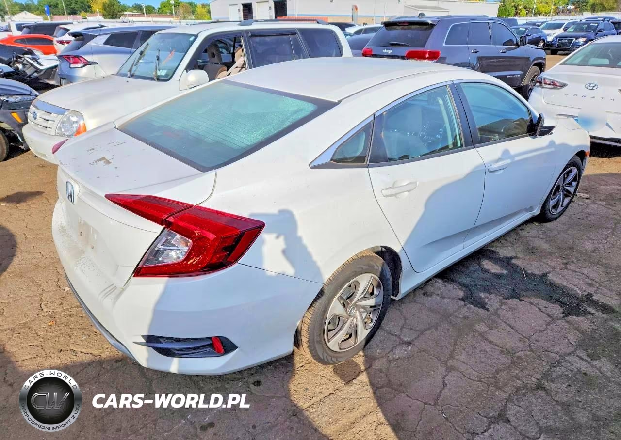2020 Honda Civic Lx VIN:2HGFC2F65LH524299 - 3