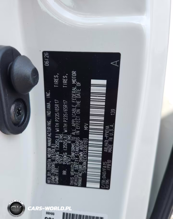 2026 Toyota Sienna Le VIN:5TDKRKECXTS330193 - 14