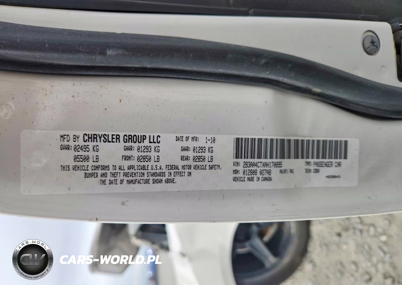 2010 Dodge Charger VIN:2B3AA4CTXAH170895 - 12
