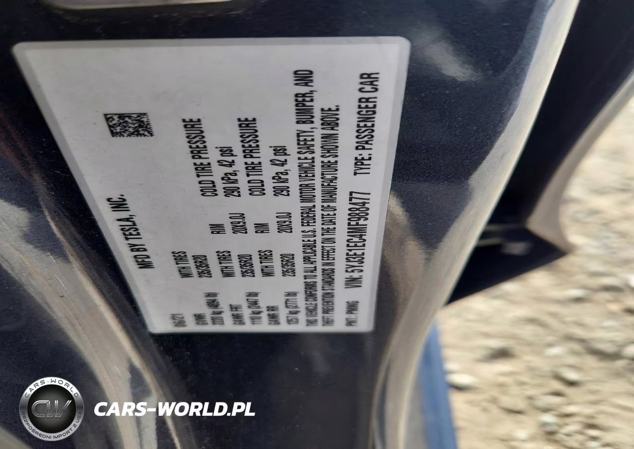 2021 Tesla Model 3 VIN:5YJ3E1EC4MF988477 - 12