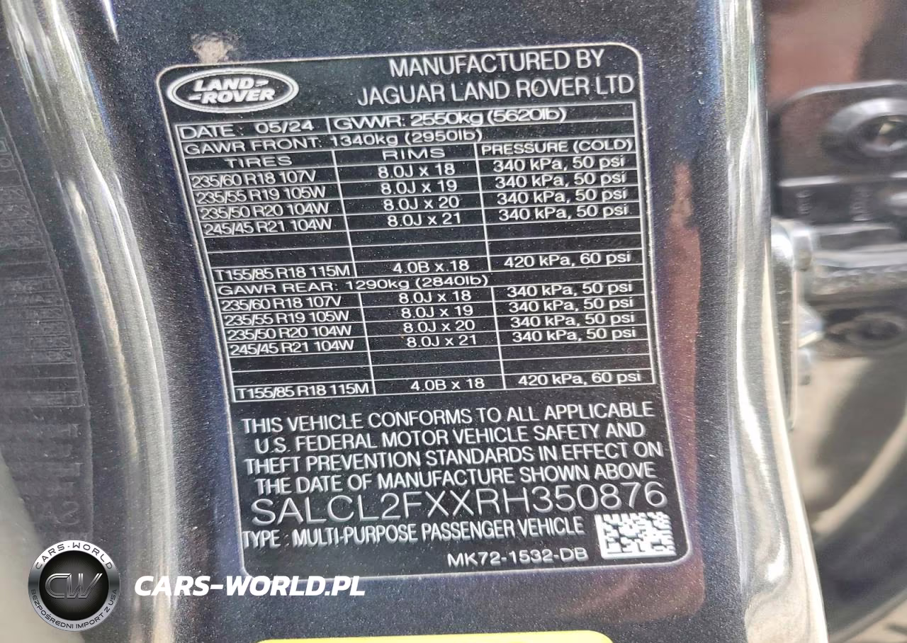 2024 Land Rover Discovery Sport Dynamic Se VIN:SALCL2FXXRH350876 - 12