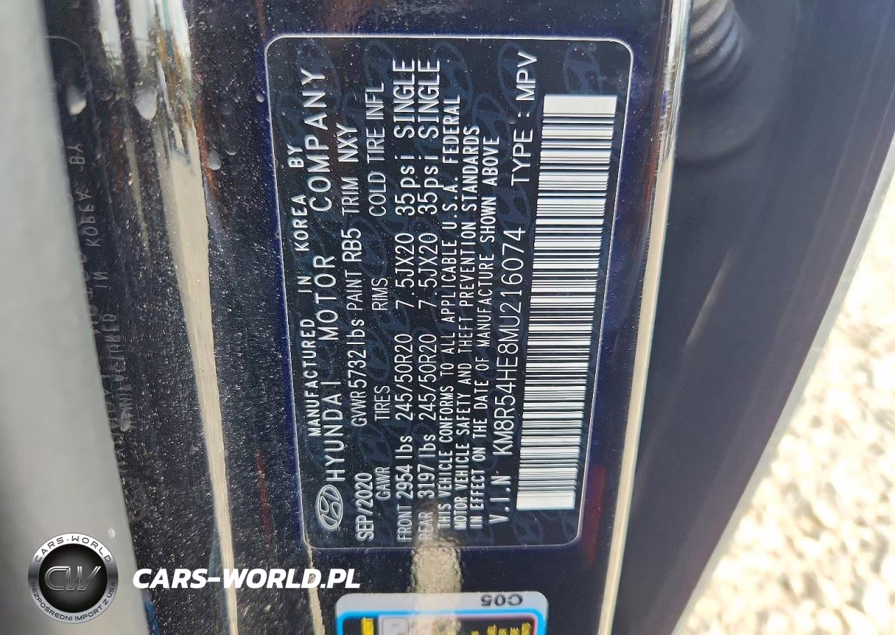 2021 Hyundai Palisade Limited VIN:KM8R54HE8MU216074 - 13