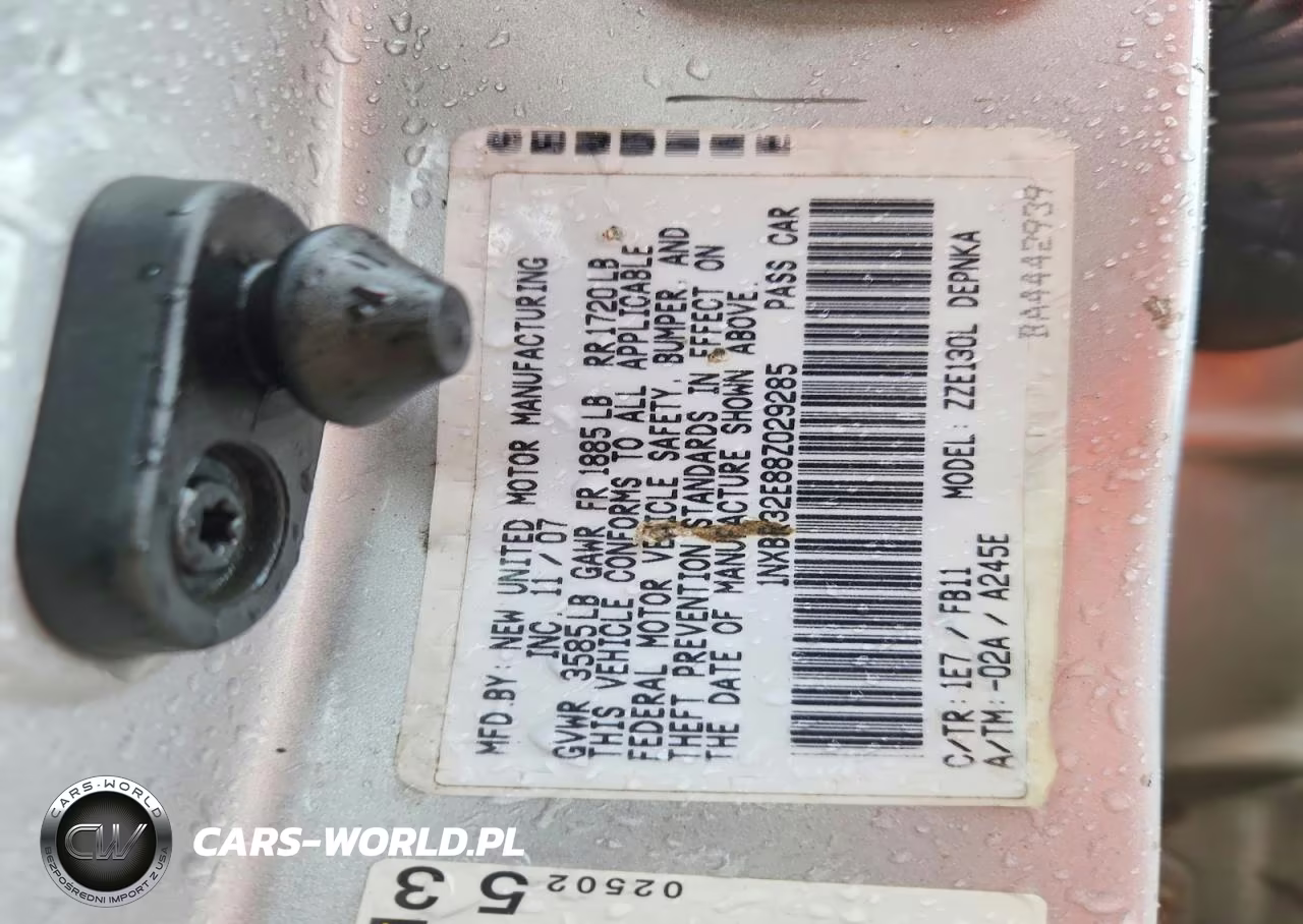 2008 Toyota Corolla Le VIN:1NXBR32E88Z029285 - 12