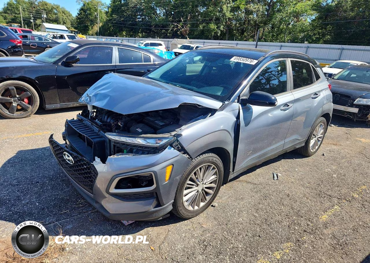 2018 Hyundai Kona Sel VIN:KM8K22AA5JU115446 - 1