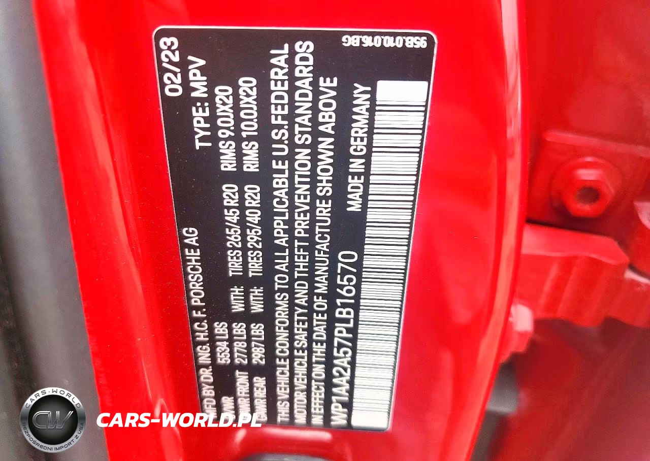2023 Porsche Macan Base VIN:WP1AA2A57PLB16570 - 13