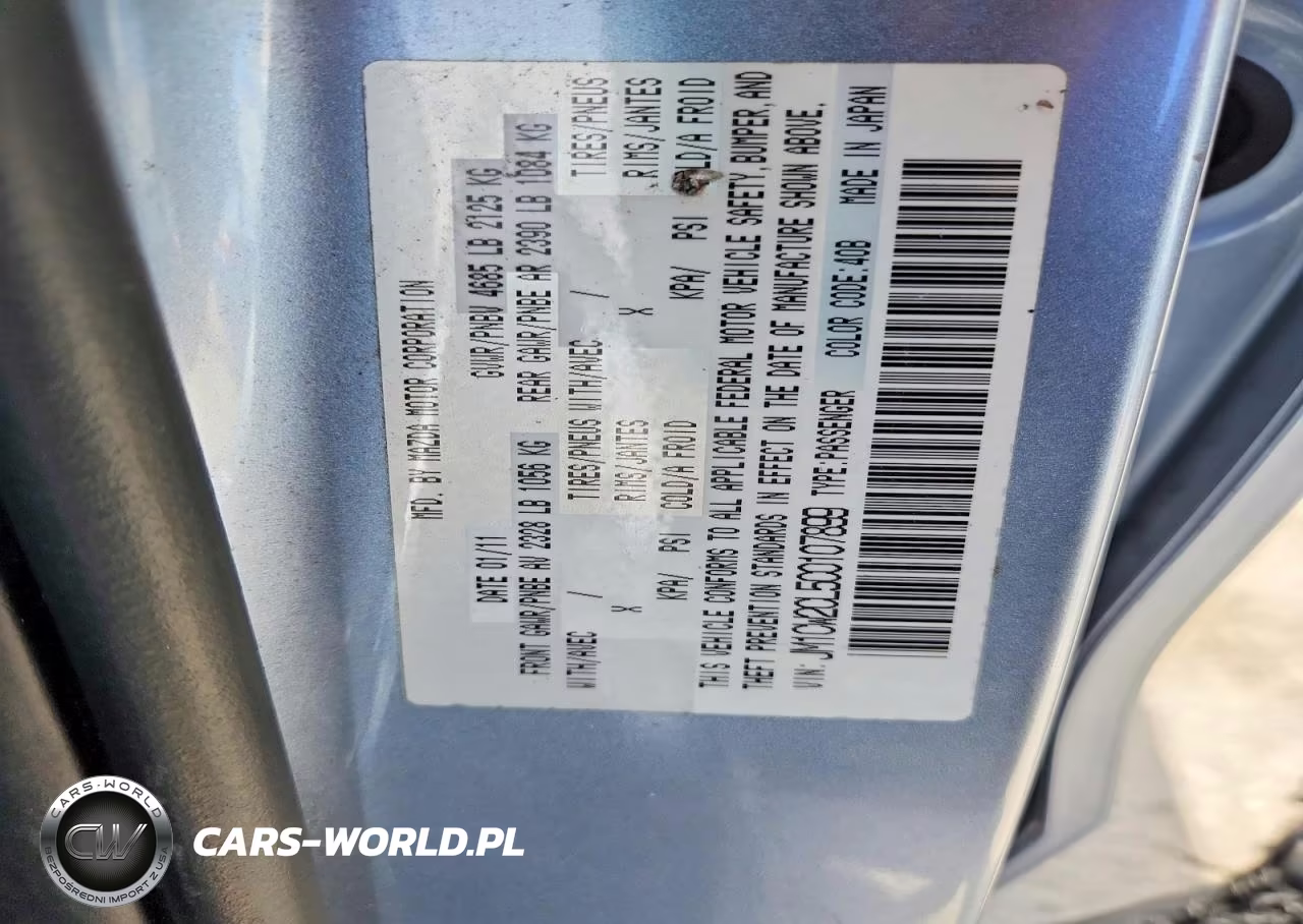 2012 Mazda 5 VIN:JM1CW2CL5C0107899 - 13