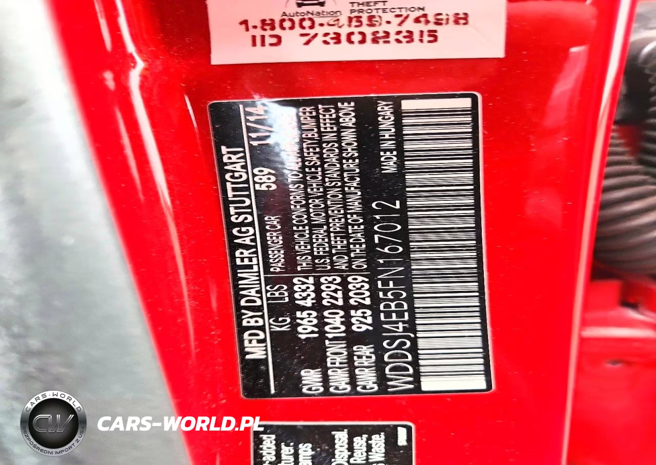 2015 Mercedes-Benz Cla 250 VIN:WDDSJ4EB5FN167012 - 12
