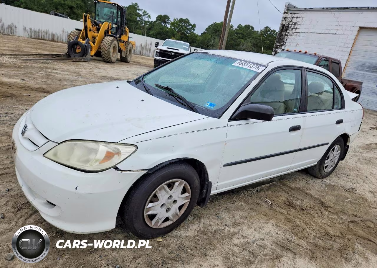2005 Honda Civic Dx Vp VIN:2HGES16395H503621 - 1