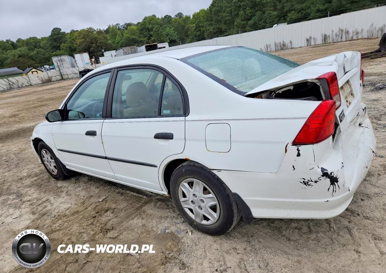 2005 Honda Civic Dx Vp VIN:2HGES16395H503621 - 2