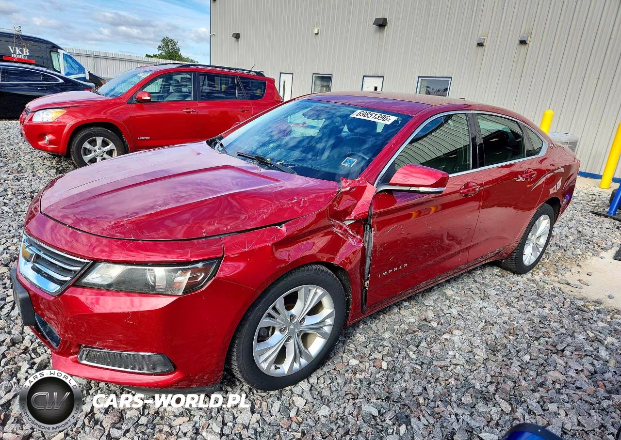 2014 Chevrolet Impala Lt VIN:1G1125S39EU165055 - 1