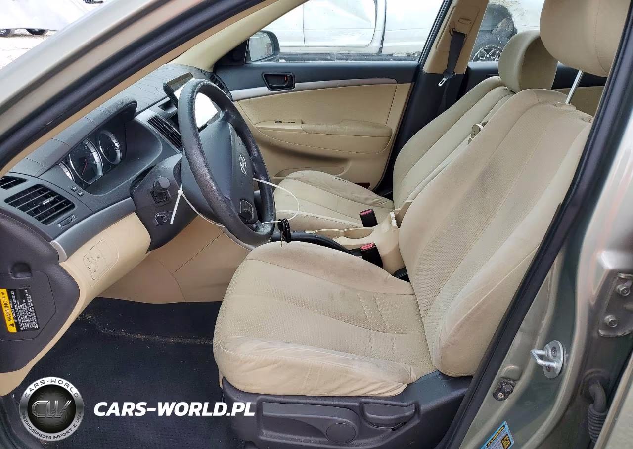 2009 Hyundai Sonata Gls VIN:5NPET46C89H472811 - 7