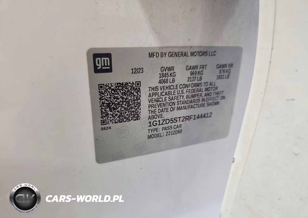 2024 Chevrolet Malibu Lt VIN:1G1ZD5ST2RF144412 - 13