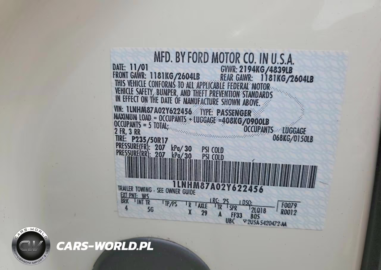 2002 Lincoln Ls VIN:1LNHM87A02Y622456 - 12