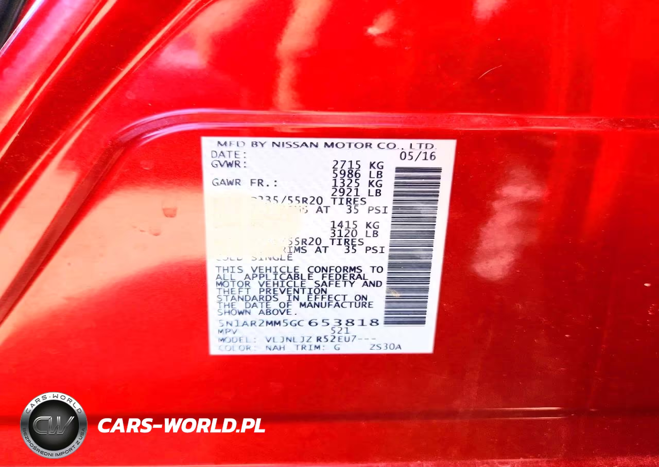 2016 Nissan Pathfinder Platinum VIN:5N1AR2MM5GC653818 - 14