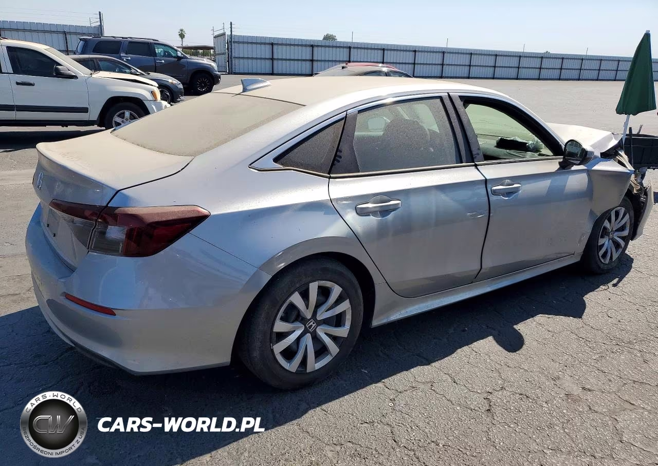 2026 Honda Civic Lx VIN:2HGFE2F26TH551079 - 3