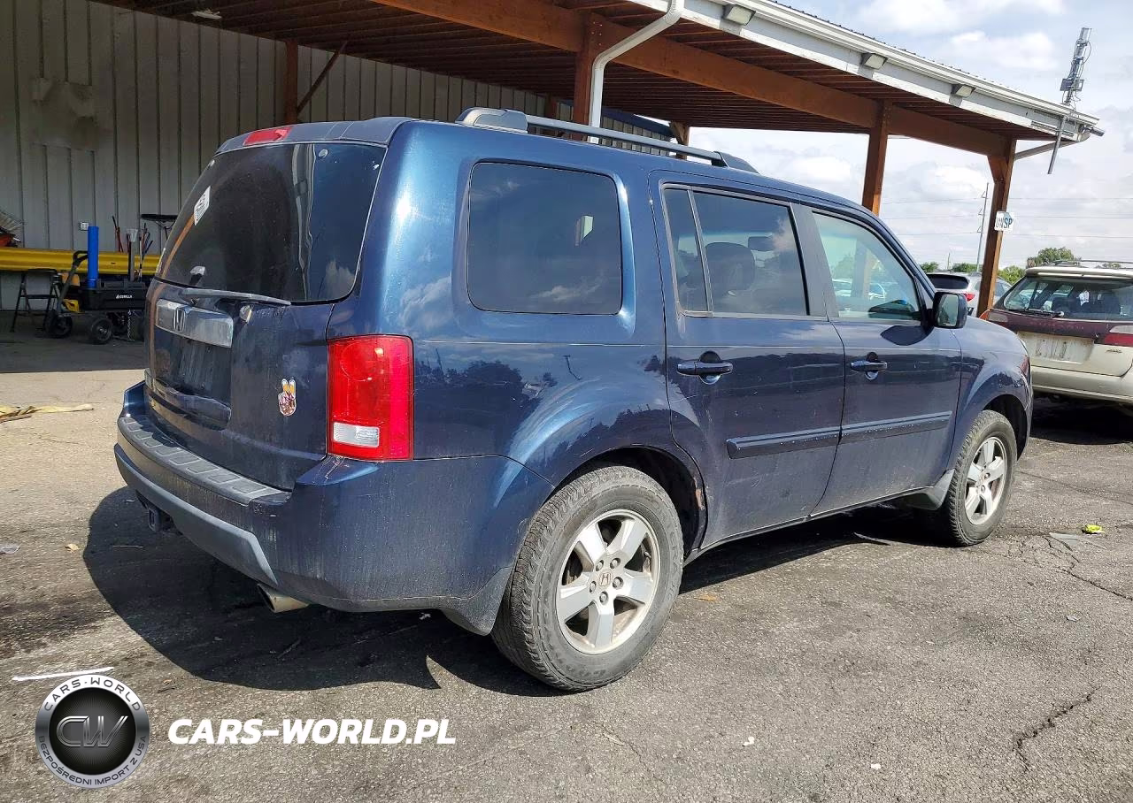 2009 Honda Pilot Exl VIN:5FNYF48589B008631 - 3