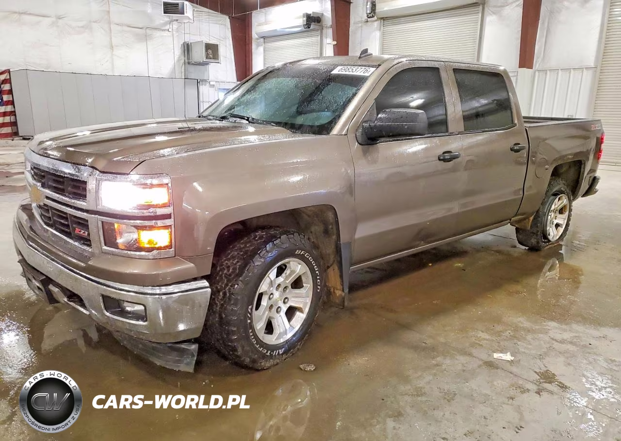 2014 Chevrolet Silverado K1500 Lt VIN:3GCUKREC4EG270581 - 1