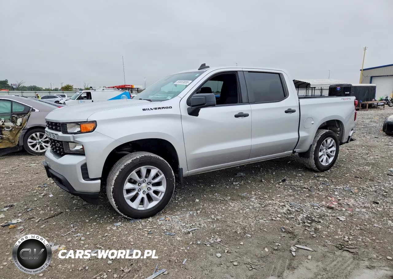 2021 Chevrolet Silverado K1500 Custom VIN:3GCPYBEK3MG163529 - 1