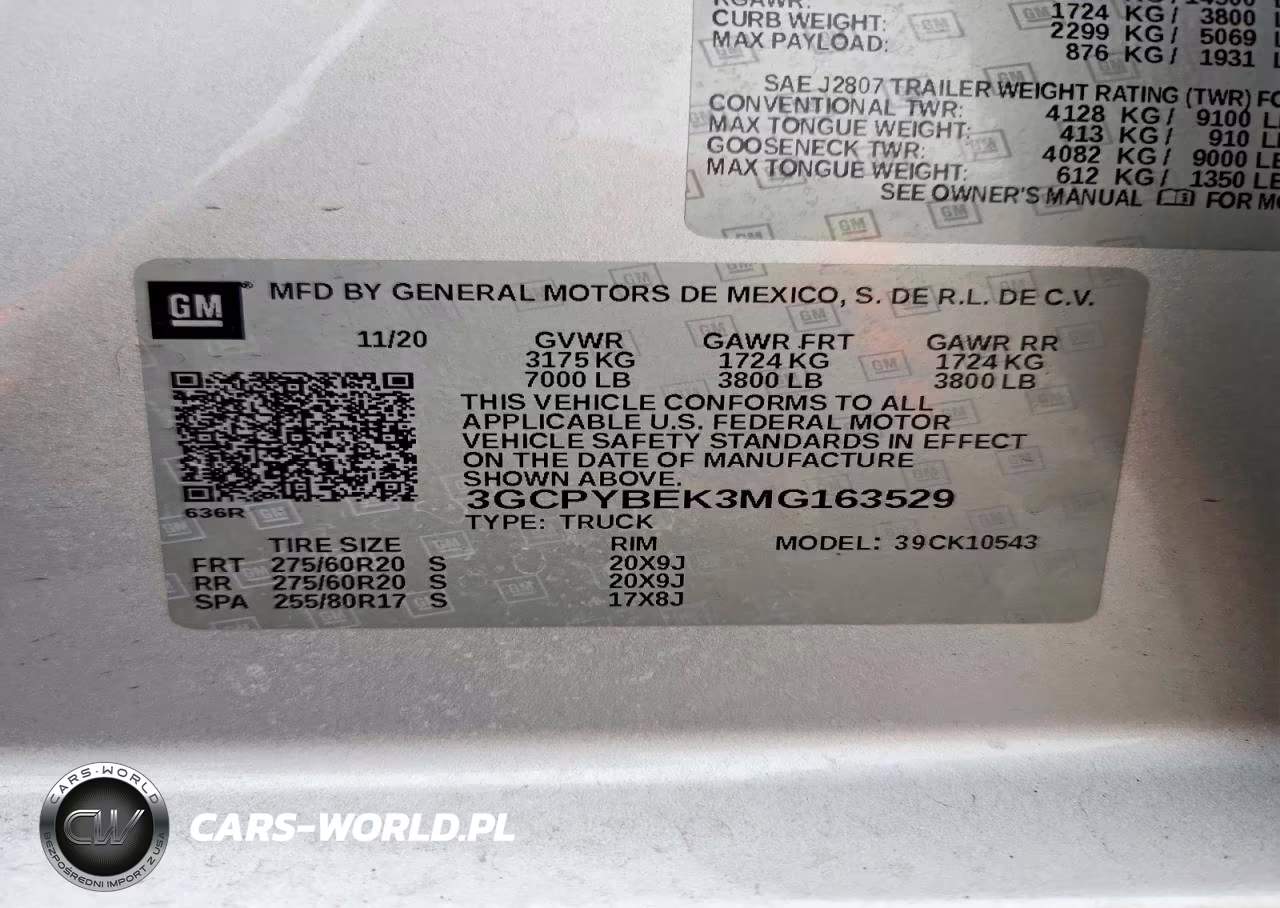 2021 Chevrolet Silverado K1500 Custom VIN:3GCPYBEK3MG163529 - 12