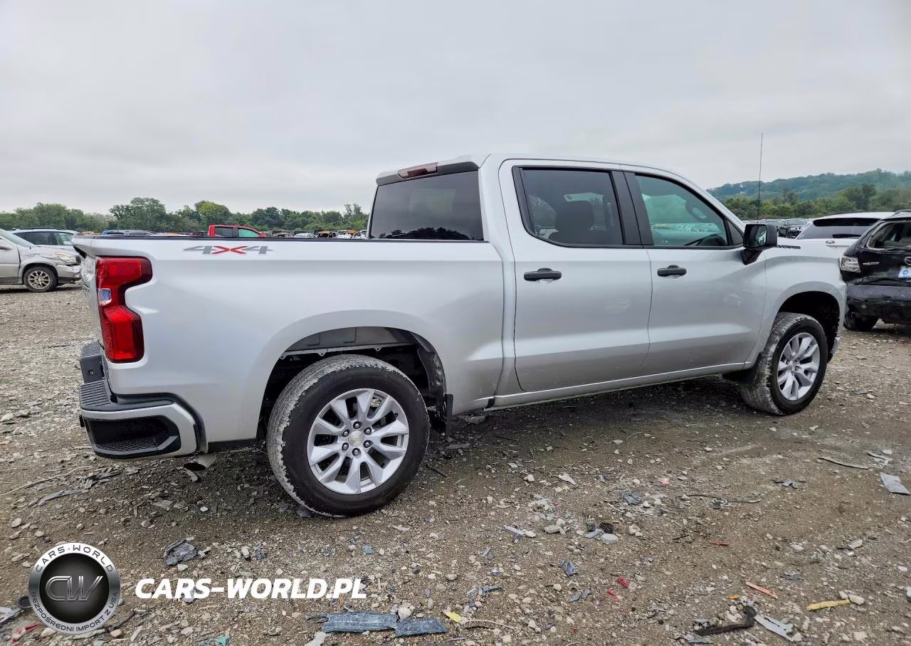 2021 Chevrolet Silverado K1500 Custom VIN:3GCPYBEK3MG163529 - 3