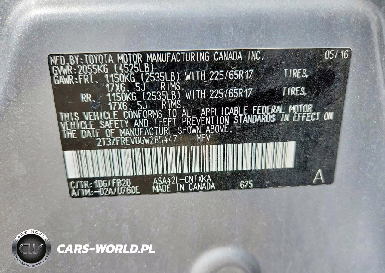 2016 Toyota Rav4 Le VIN:2T3ZFREV0GW285447 - 13