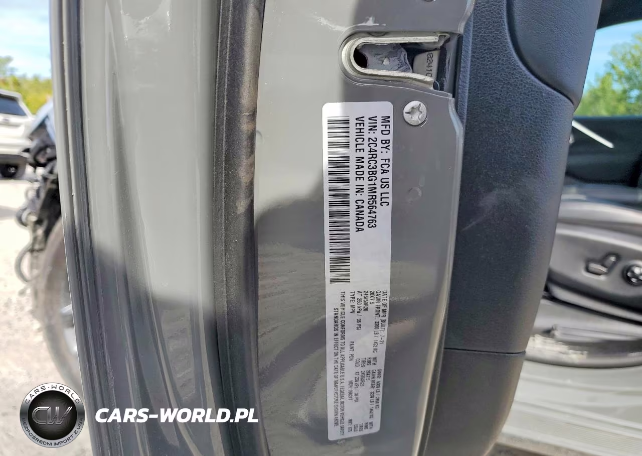 2021 Chrysler Pacifica Touring L VIN:2C4RC3BG1MR564763 - 14