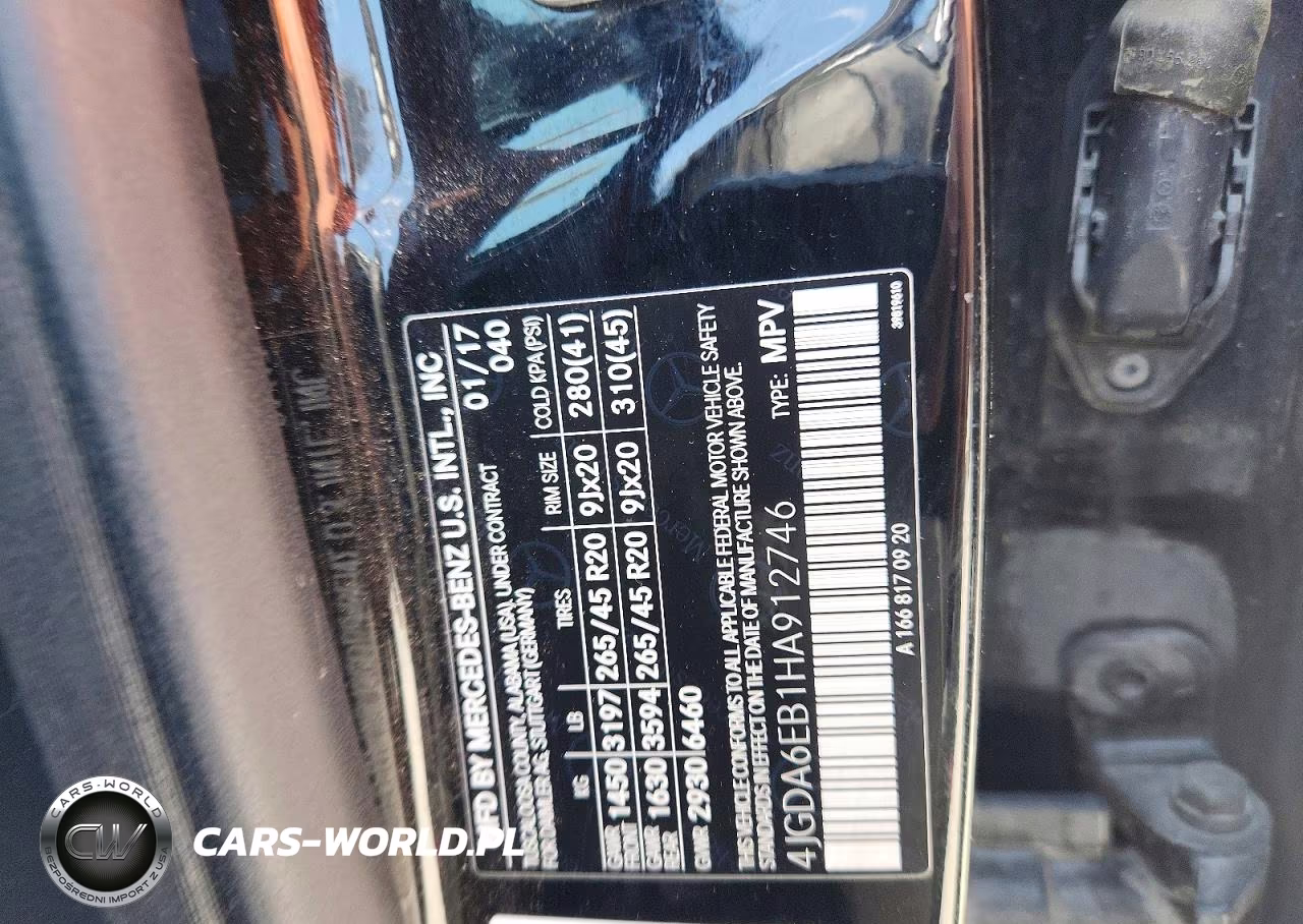 2017 Mercedes-Benz Gle 43 Amg VIN:4JGDA6EB1HA912746 - 13
