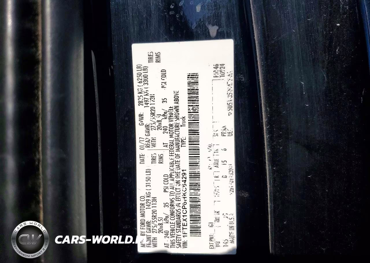 2017 Ford F150 Super Cab VIN:1FTEX1CP6HKC64291 - 12