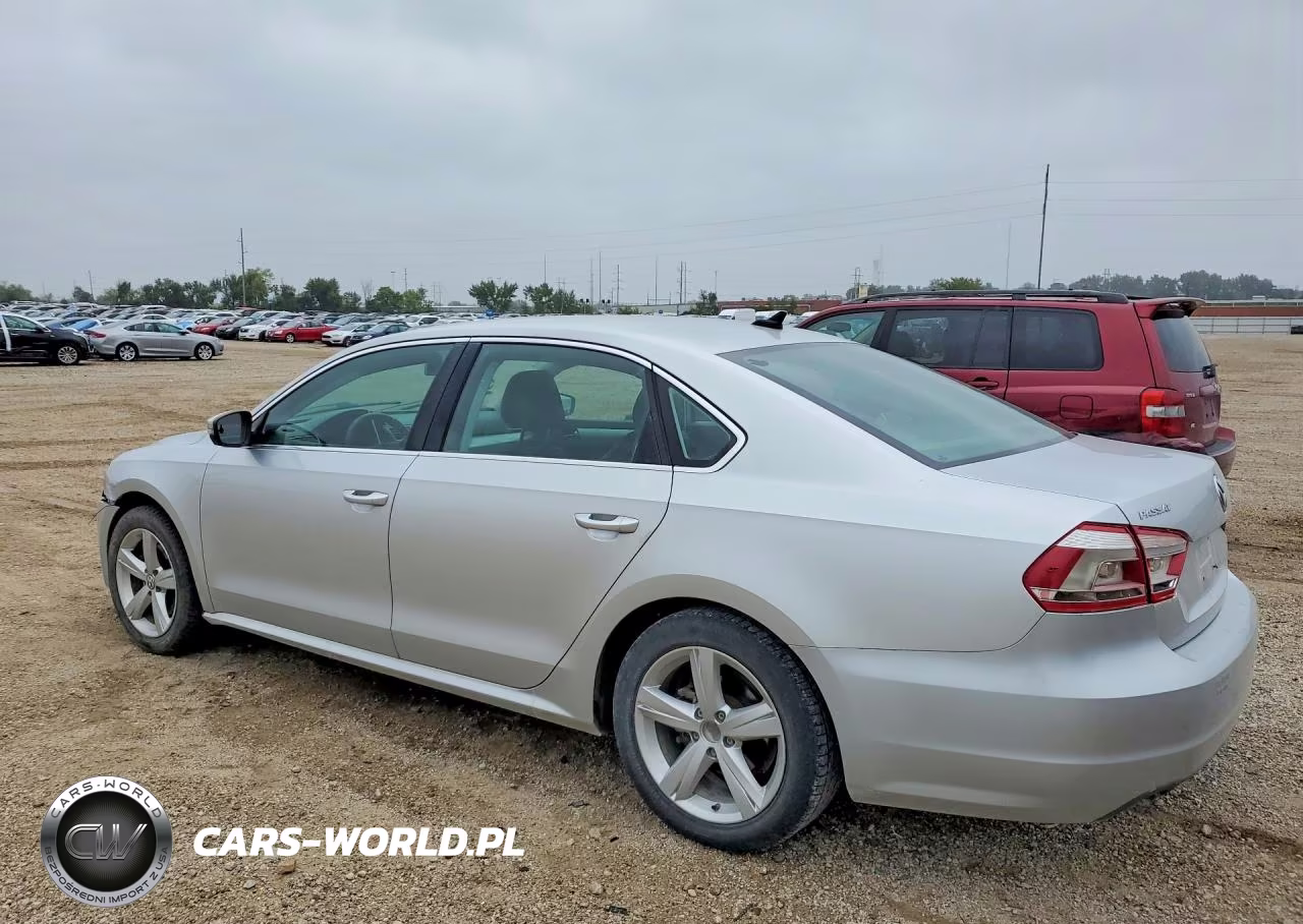 2013 Volkswagen Passat Se VIN:1VWBP7A33DC068123 - 2