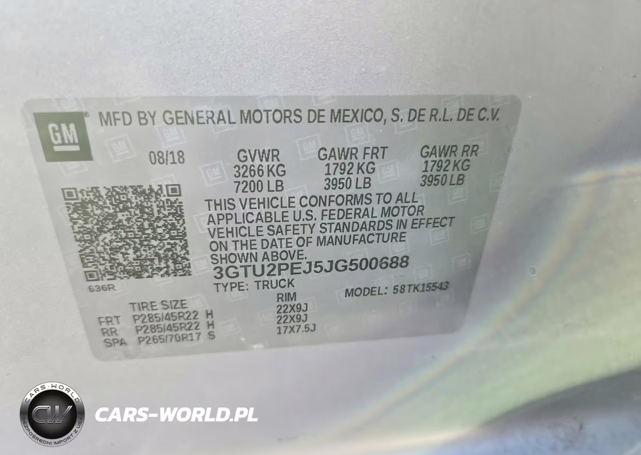 2018 GMC Sierra K1500 Denali VIN:3GTU2PEJ5JG500688 - 12