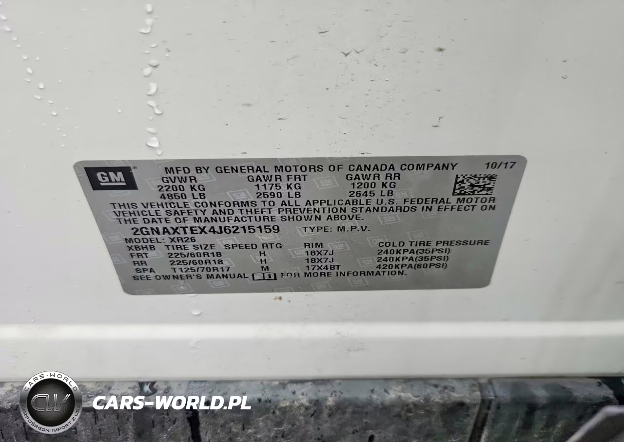 2018 Chevrolet Equinox Lt VIN:2GNAXTEX4J6215159 - 13