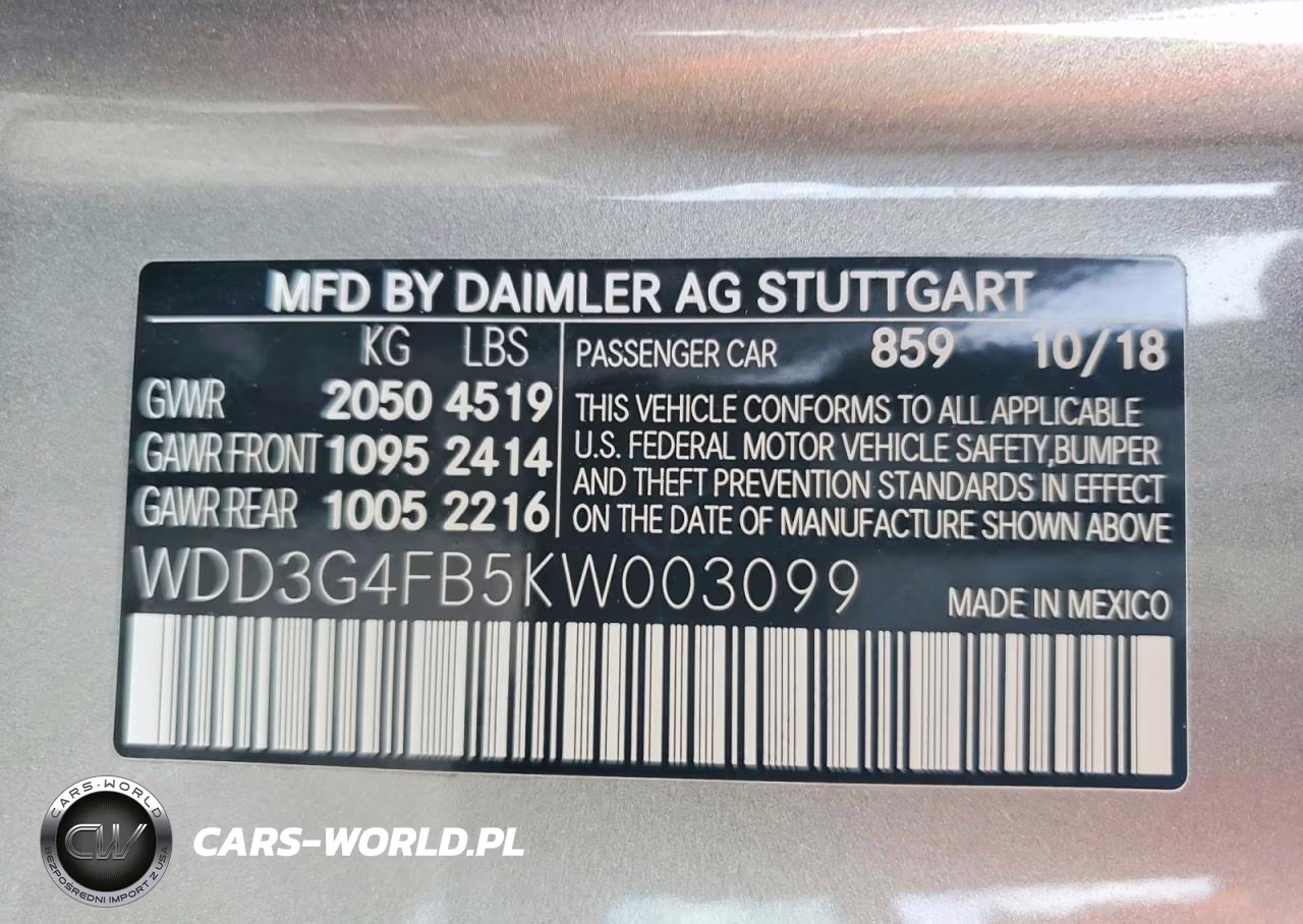 2019 Mercedes-Benz A 220 4Matic VIN:WDD3G4FB5KW003099 - 12