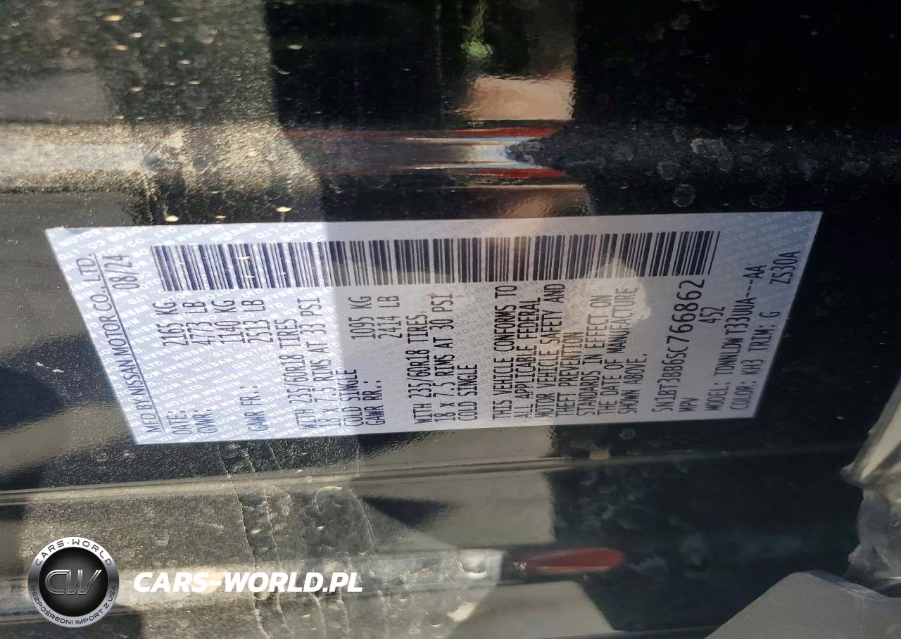 2025 Nissan Rogue Sv VIN:5N1BT3BB6SC766862 - 13