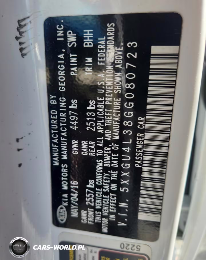 2016 Kia Optima Ex VIN:5XXGU4L38GG080723 - 12