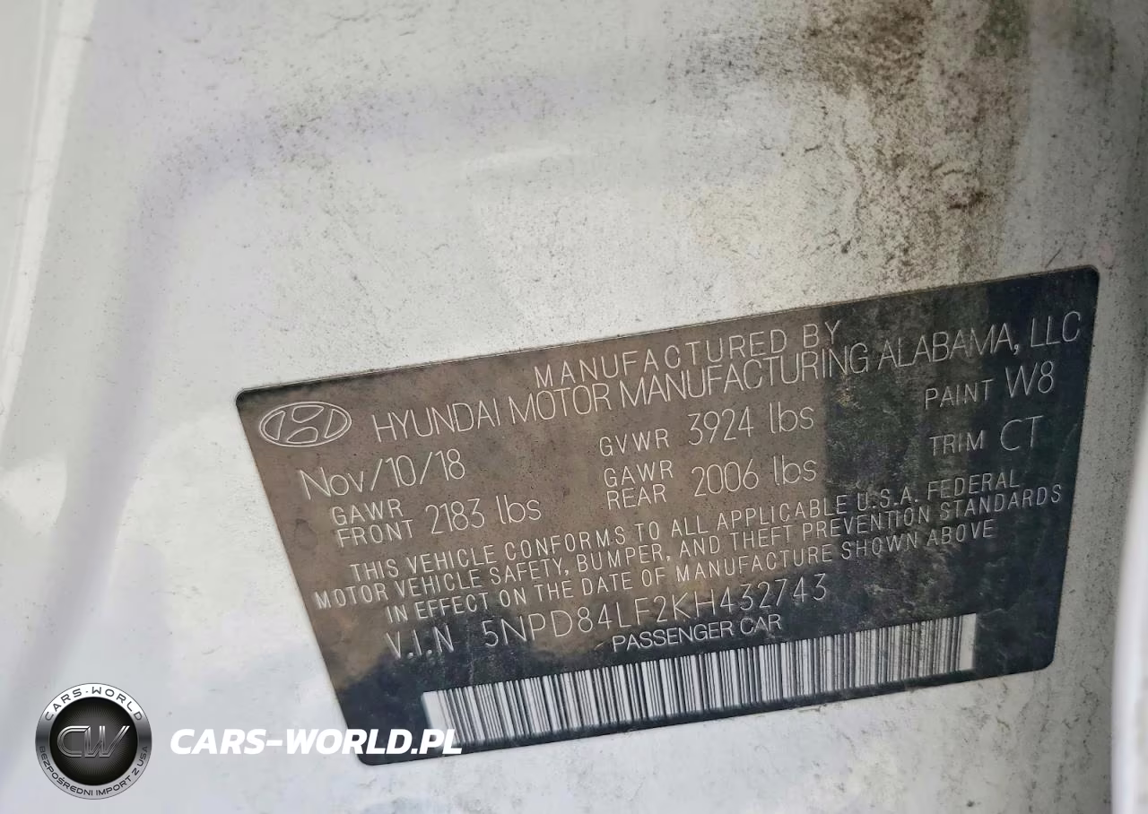 2019 Hyundai Elantra Value Edition VIN:5NPD84LF2KH432743 - 12