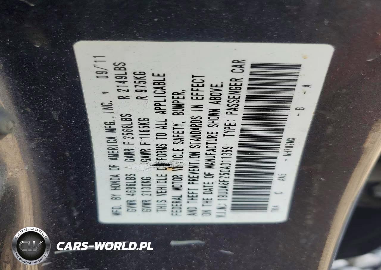 2012 Acura Tl VIN:19UUA8F25CA011369 - 12