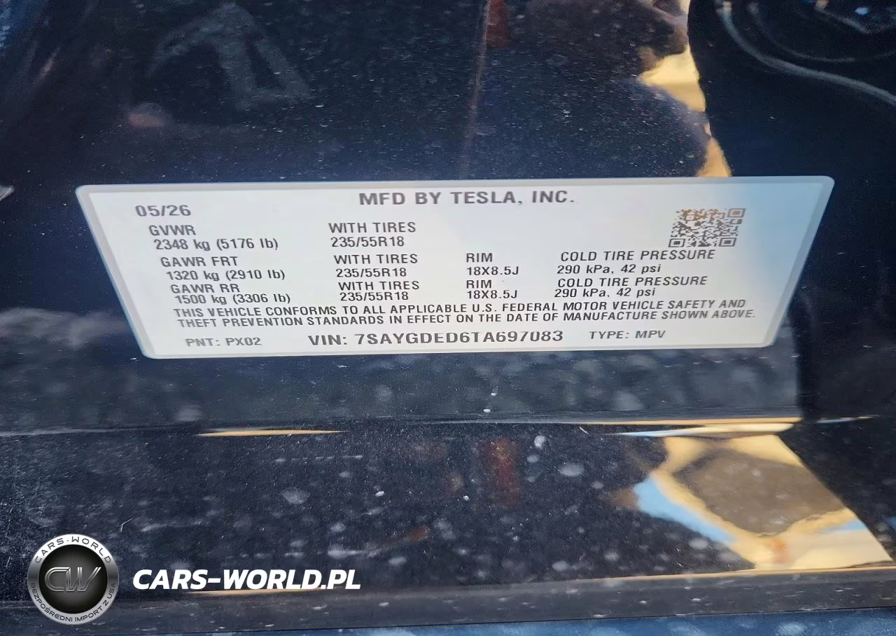 2026 Tesla Model Y VIN:7SAYGDED6TA697083 - 13
