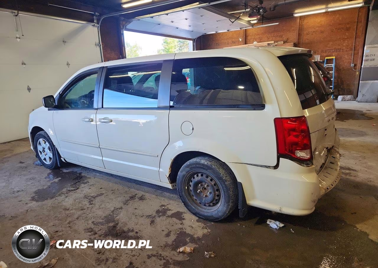 2012 Dodge Grand Caravan Se VIN:2C4RDGBGXCR380134 - 2