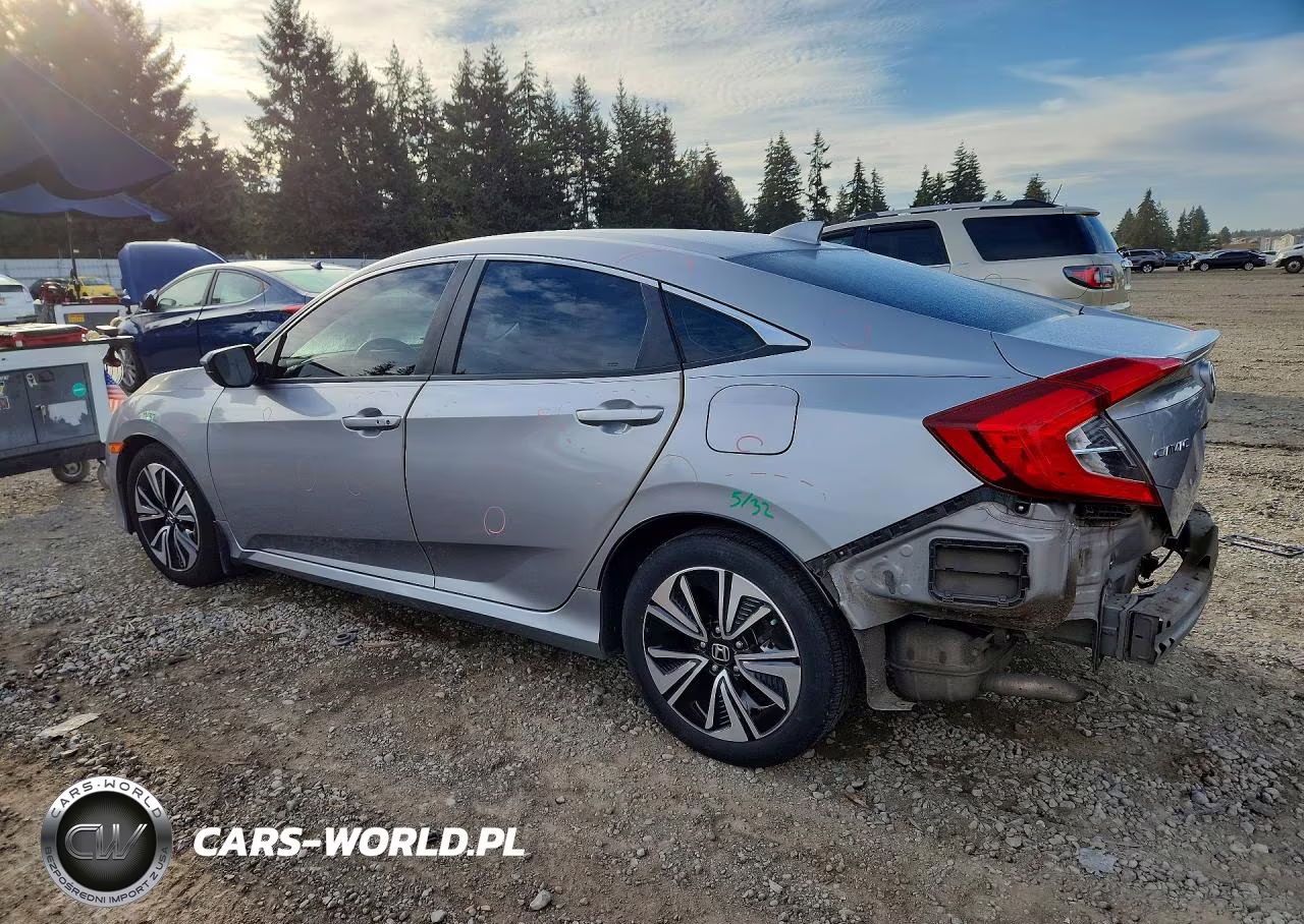 2018 Honda Civic Ex VIN:JHMFC1F3XJX004170 - 2