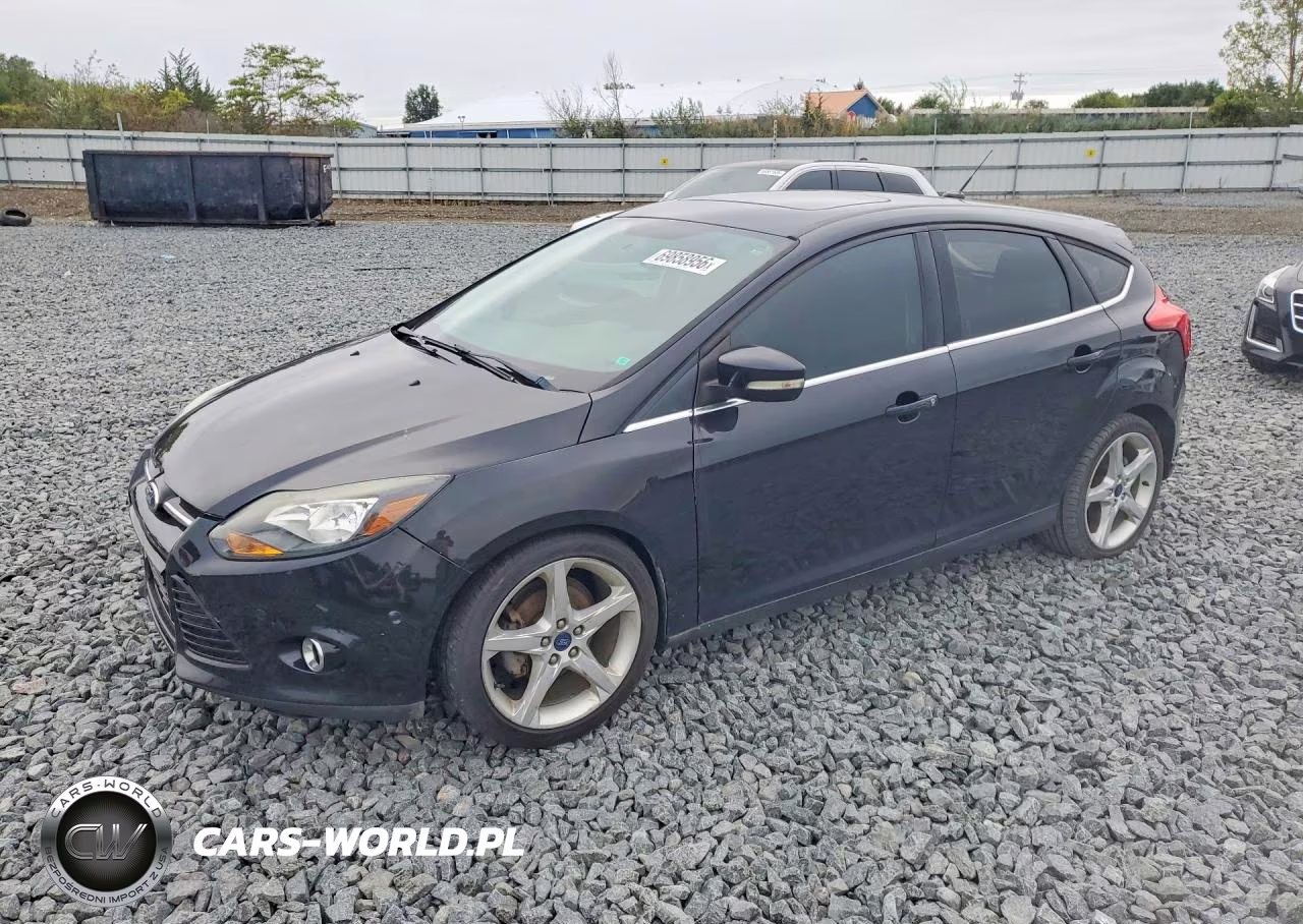 2013 Ford Focus Titanium VIN:1FADP3N26DL370503 - 1