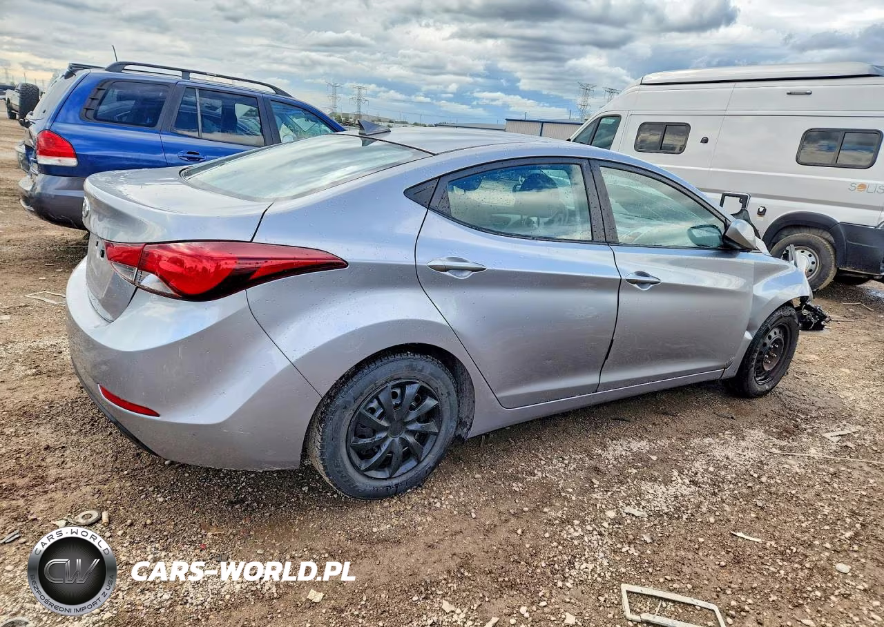 2016 Hyundai Elantra Se VIN:5NPDH4AE2GH740223 - 3