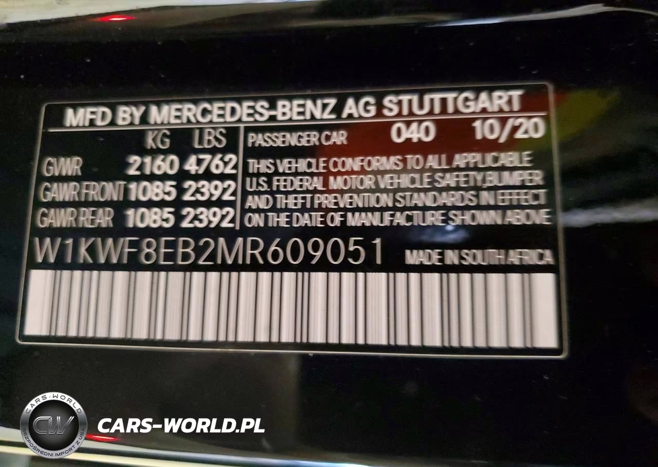 2021 Mercedes-Benz C 300 4Matic VIN:W1KWF8EB2MR609051 - 12