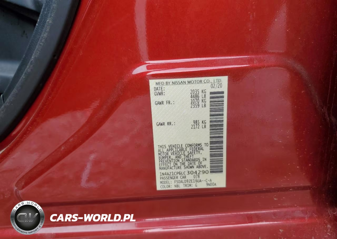 2020 Nissan Leaf Sv VIN:1N4AZ1CP6LC304290 - 12