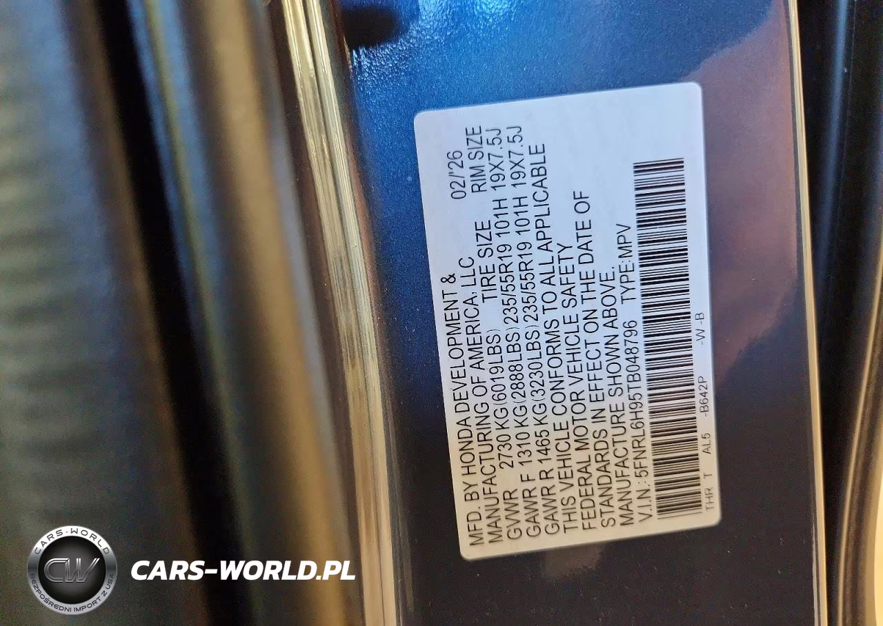 2026 Honda Odyssey Elite VIN:5FNRL6H95TB048796 - 14