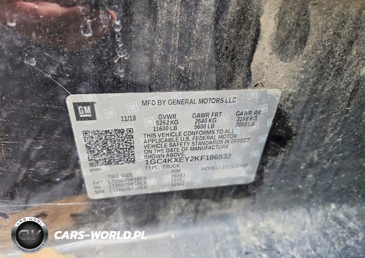 2019 Chevrolet Silverado K3500 Ltz VIN:1GC4KXEY2KF186532 - 12